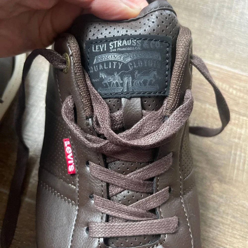 Levi's Men's Comfort Shoes Dark Brown Sz 13