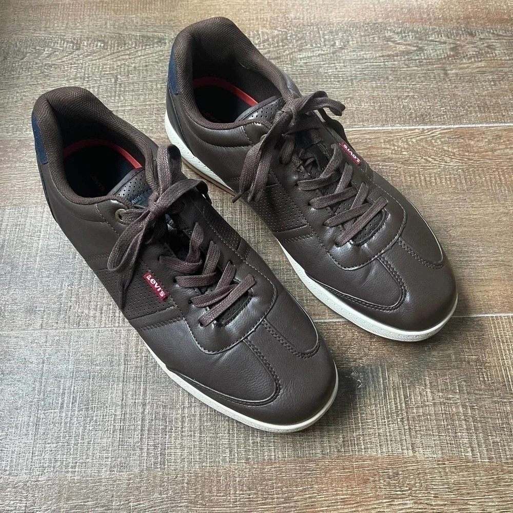Levi's Men's Comfort Shoes Dark Brown Sz 13
