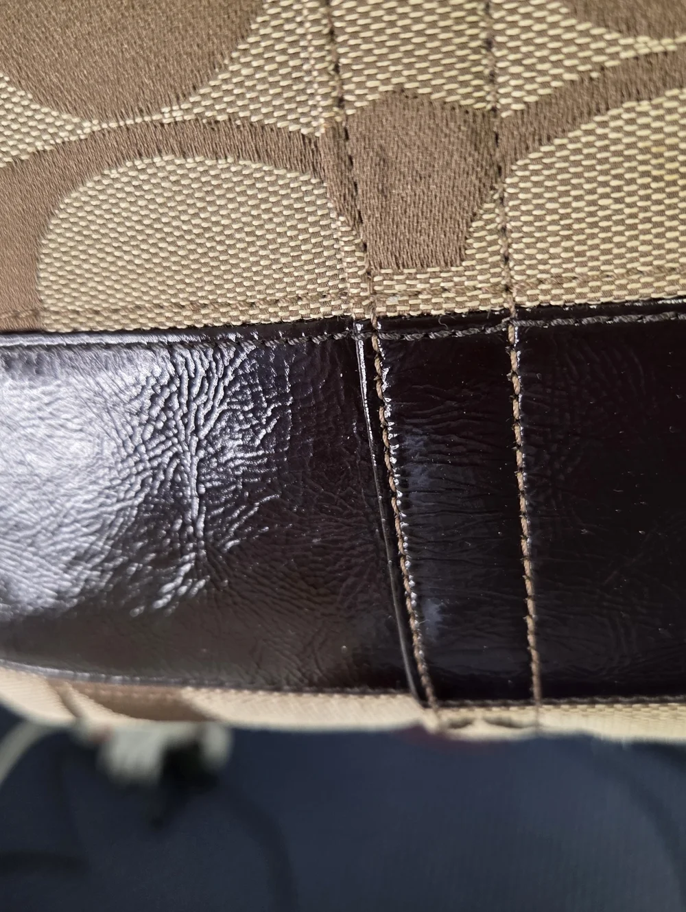 Y2K Coach Swingpack Crossbody Signature Canvas Bag E0849-41644