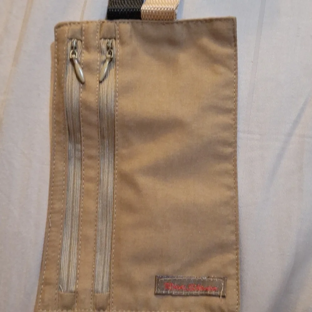 Rick Steves Brown Polyester Money Pouch Belt