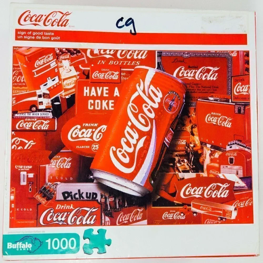 Coca Cola 1000 Piece Puzzle Sign of a Good Taste