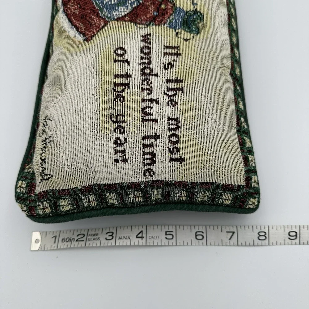 Vicky Howard‎ Christmas Snowman Theme Tapestry Throw Decorative Pillow 12