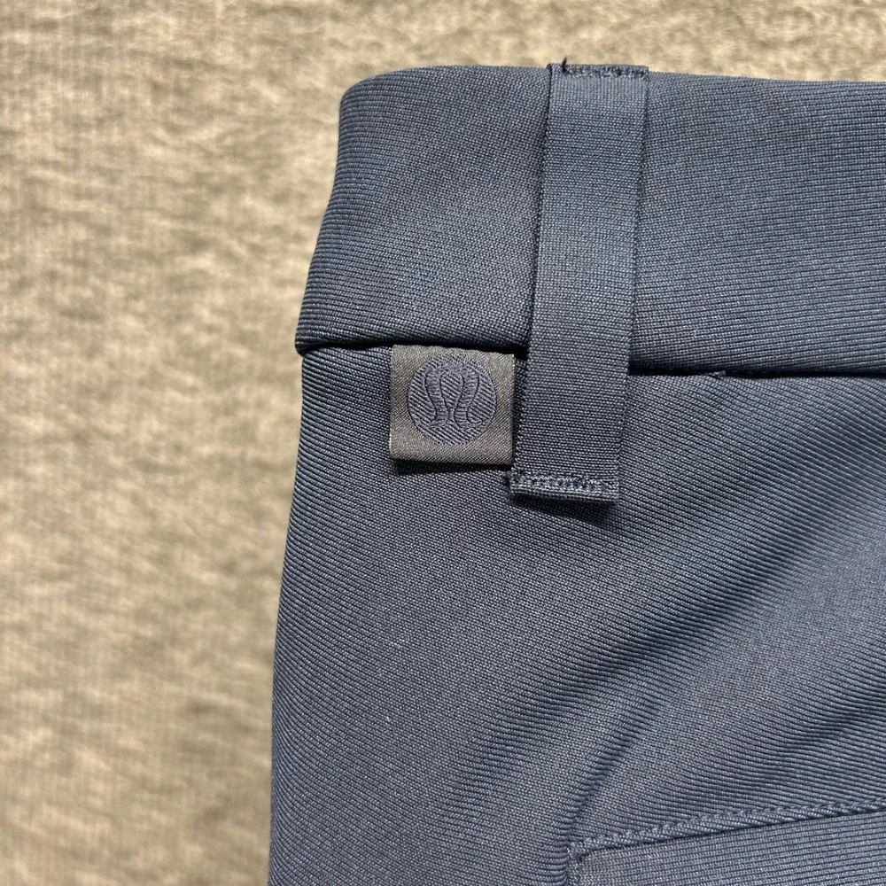 Lululemon Mens Commission Golf Pant Navy Blue Size 38 LM5BDES Stretch Chino