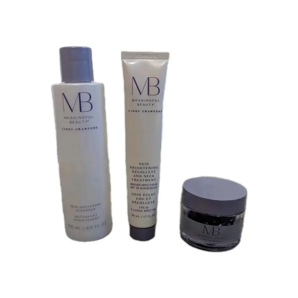 Cindy Crawford Meaningful Beauty Three-piece Set‎ All New!