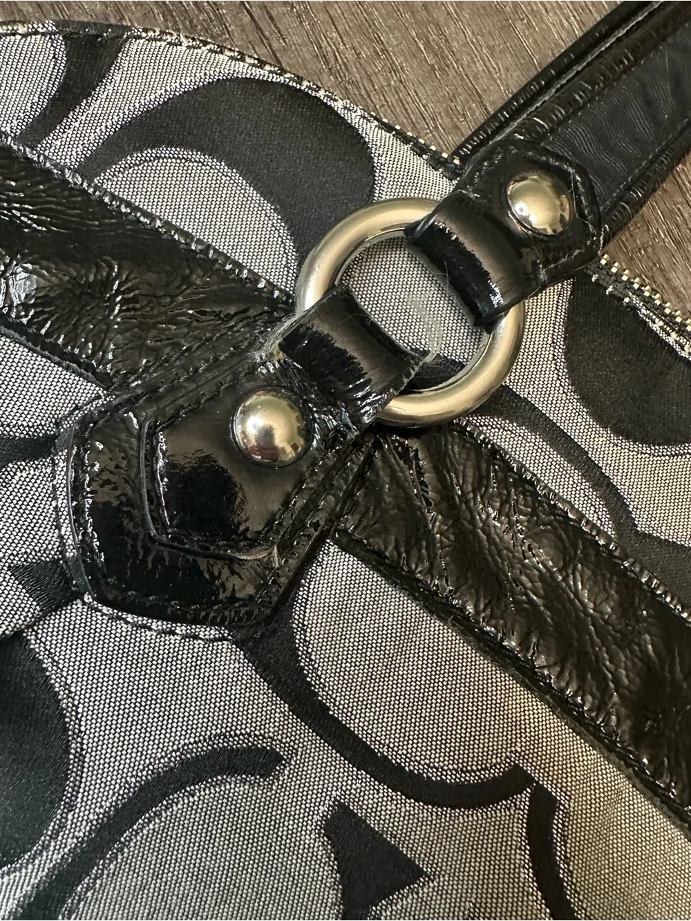 Coach Poppy Signature Glam Tote