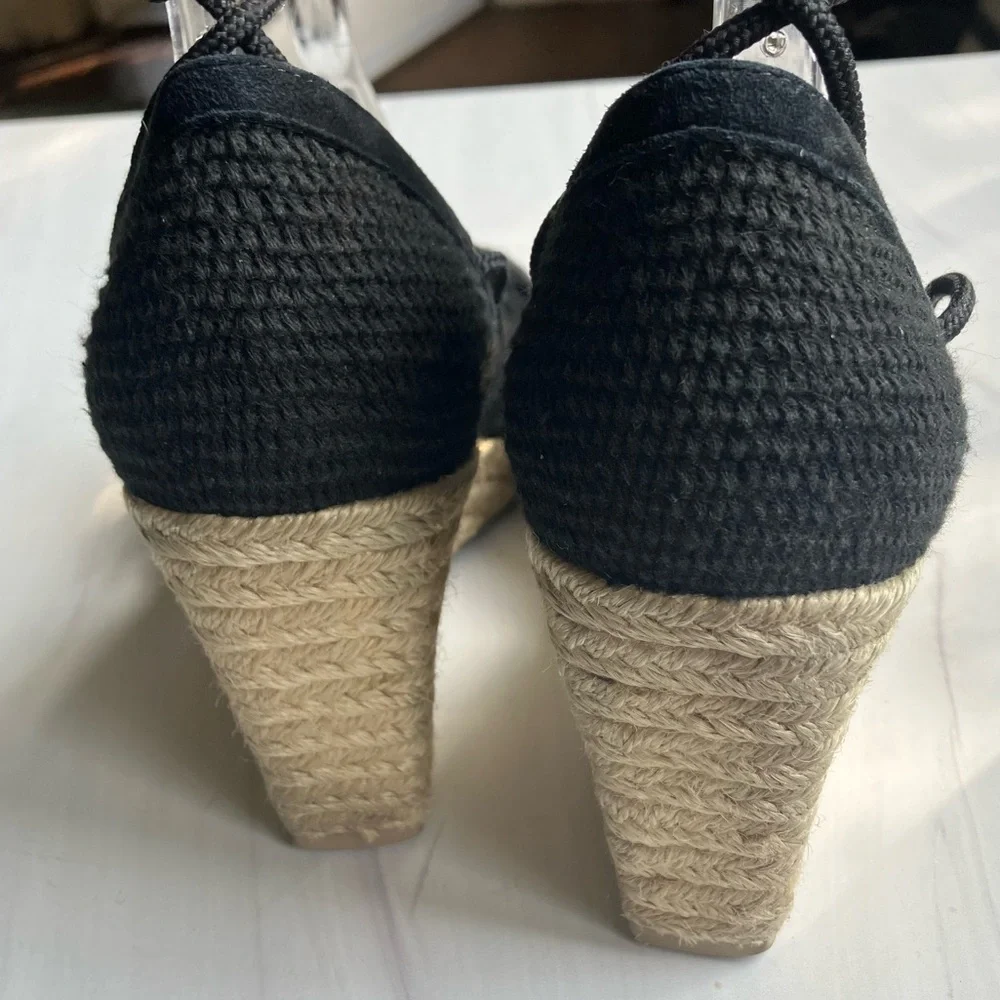 Vintage Via Spiga‎ Wrap Around Wedge Espadrille 8
