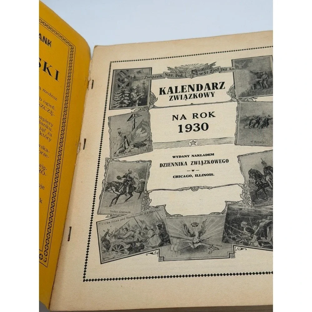 1930 Polish Calendar Booklet – Kalendarz Związkowy na Rok 1930 – Pre-WWII Poland