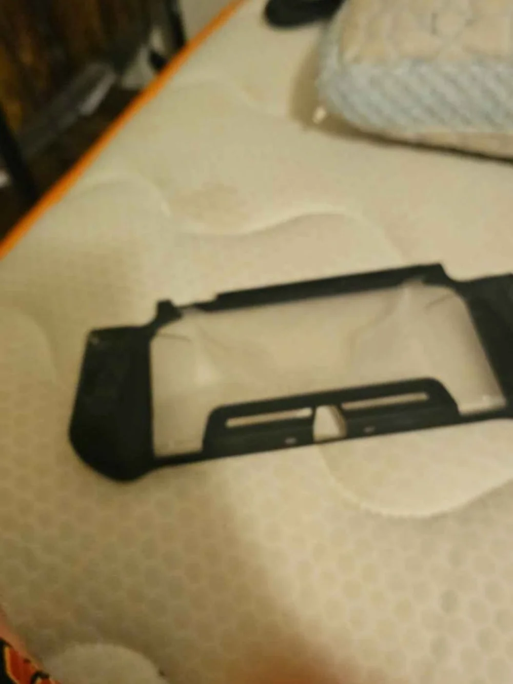 Black Protective Phone Case with Clear Back and Wing Design For Nintendo Switch