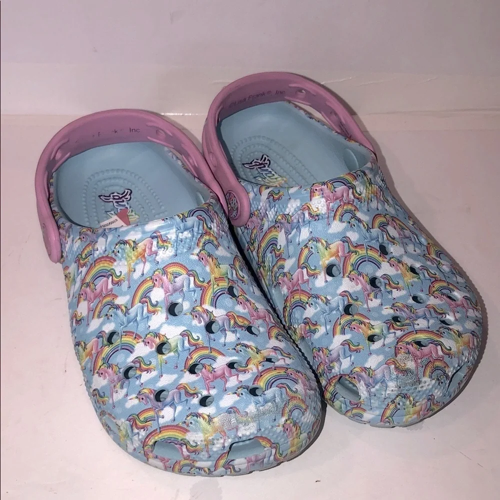 CROCS lisa frank