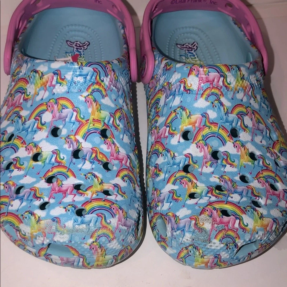 CROCS lisa frank