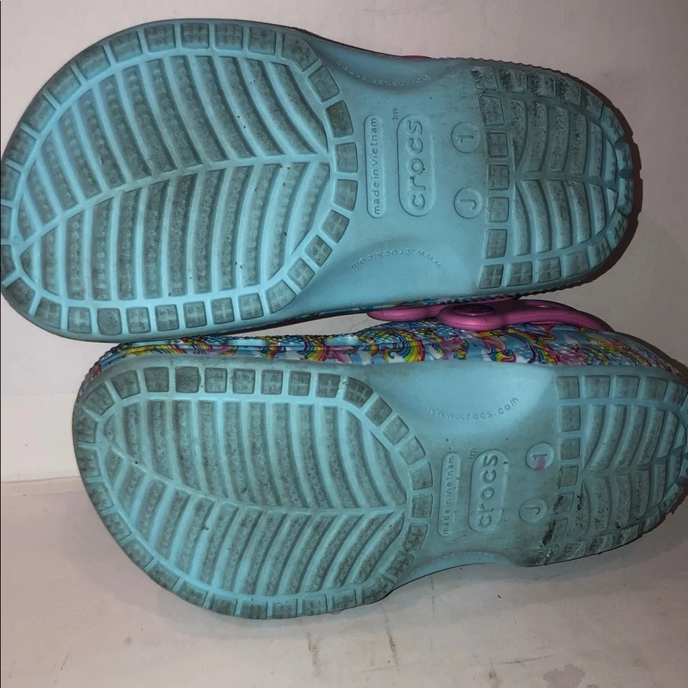 CROCS lisa frank