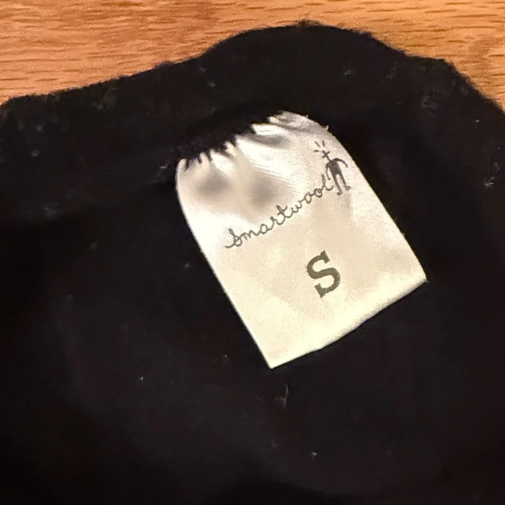 SmartWool Footless Black Wool Tights Women's Small