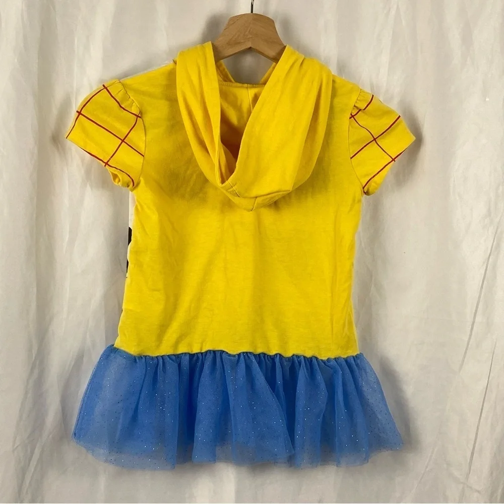 Disney Pixar Toy Story 6/6X Girl Yellow and Blue Sheriff Dress Costume