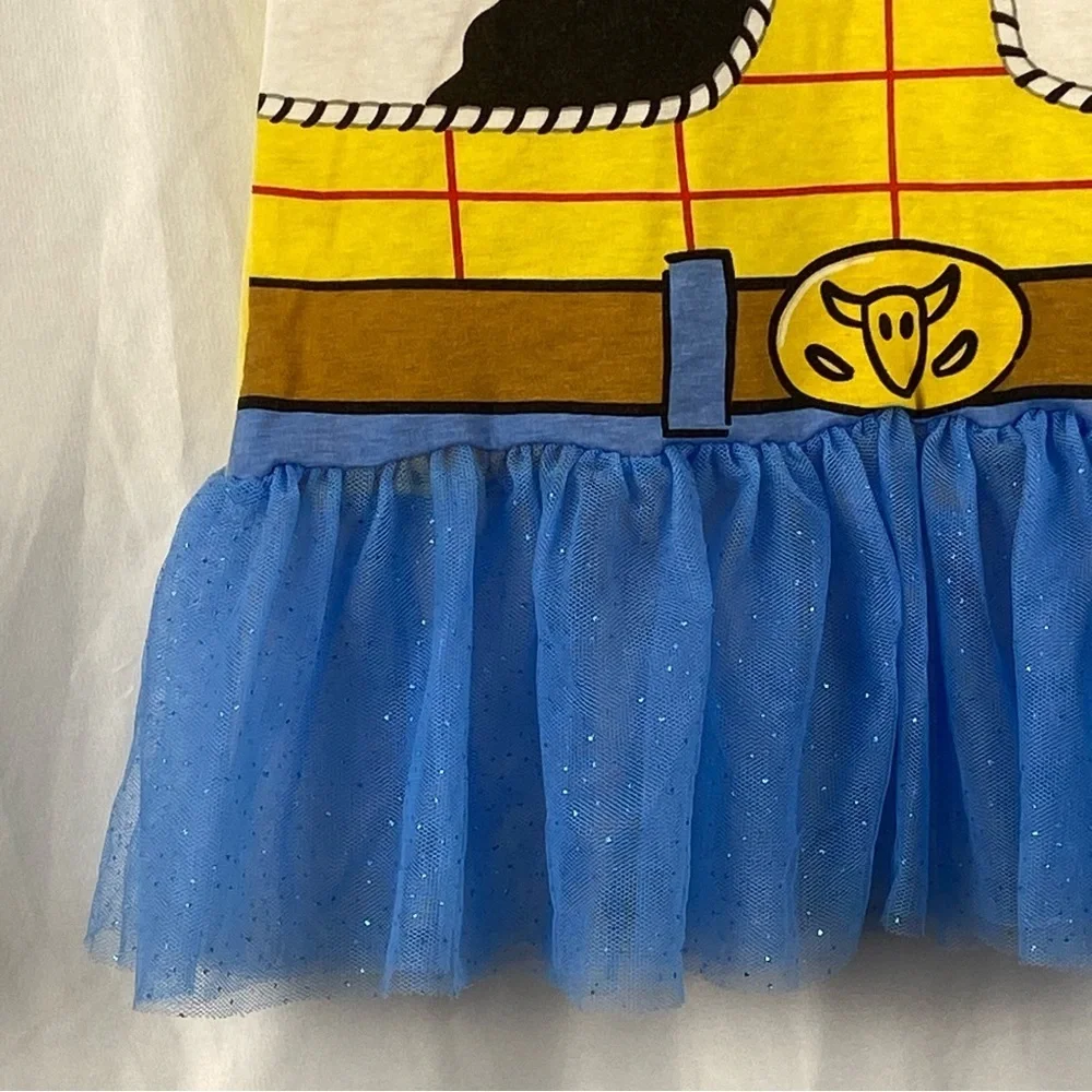Disney Pixar Toy Story 6/6X Girl Yellow and Blue Sheriff Dress Costume