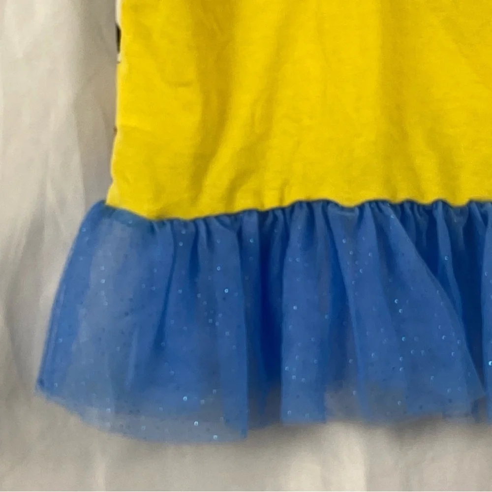 Disney Pixar Toy Story 6/6X Girl Yellow and Blue Sheriff Dress Costume