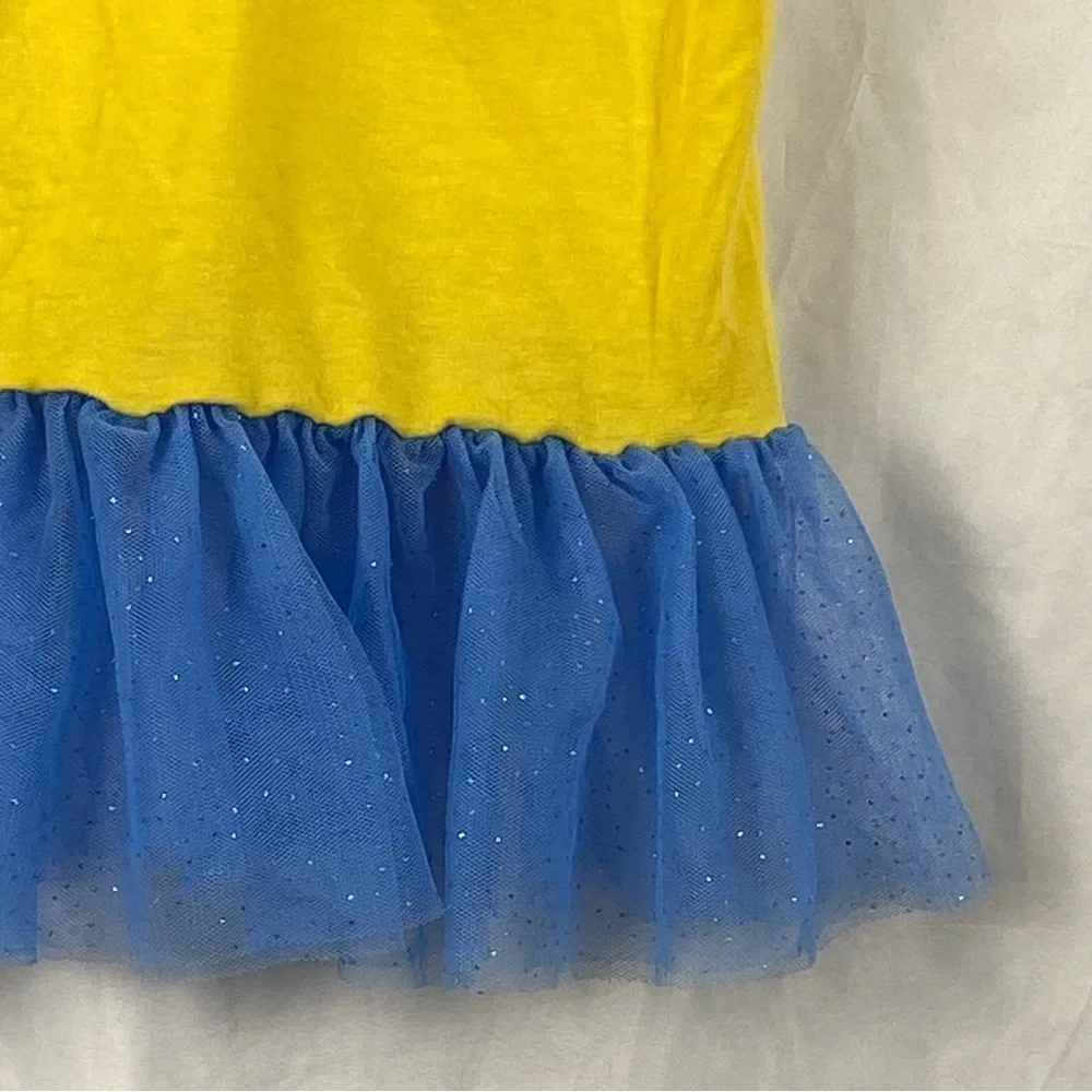 Disney Pixar Toy Story 6/6X Girl Yellow and Blue Sheriff Dress Costume