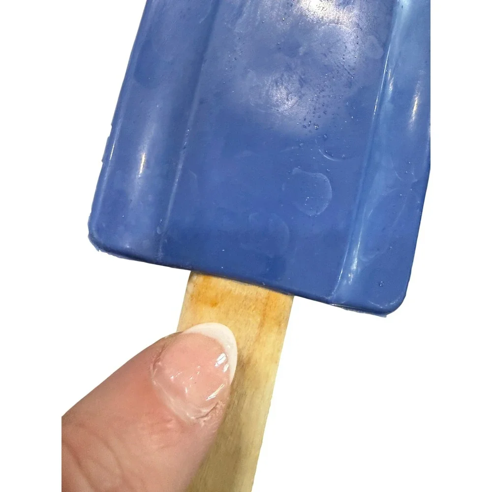 Le Creuset Blue Silicone Spatulas with Wood Handles Set of 2 Kitchen Tools