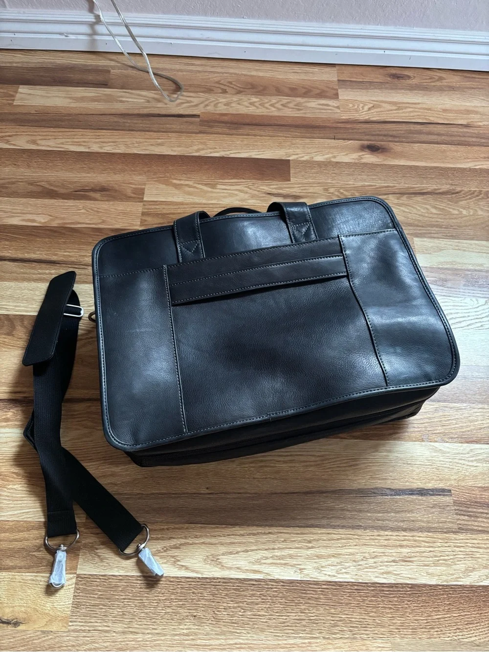 Black Wilsons Leather Briefcase