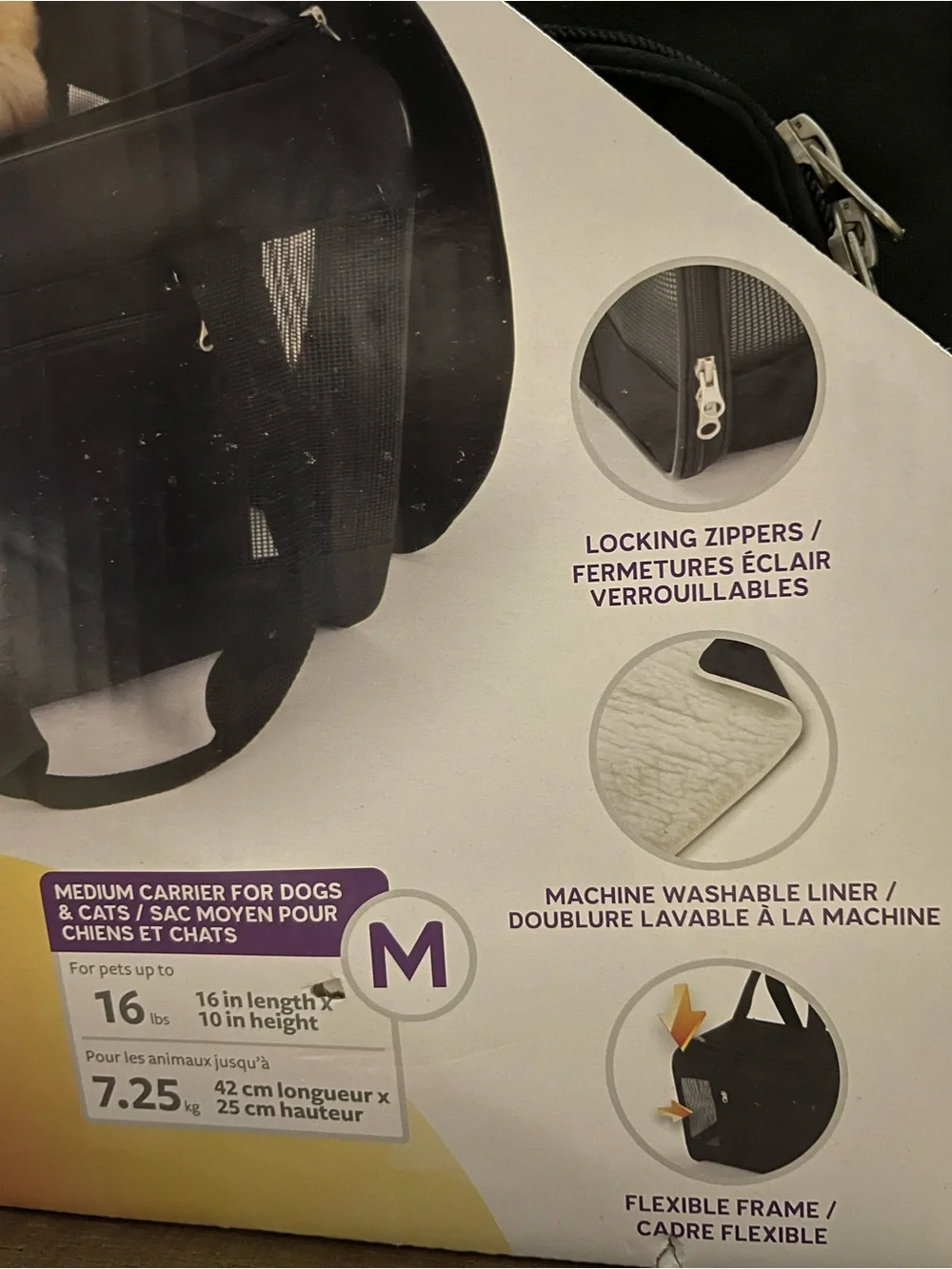 TrustyPup Easy Explorer Pet Carrier - Black Up To 16 Pounds NWT