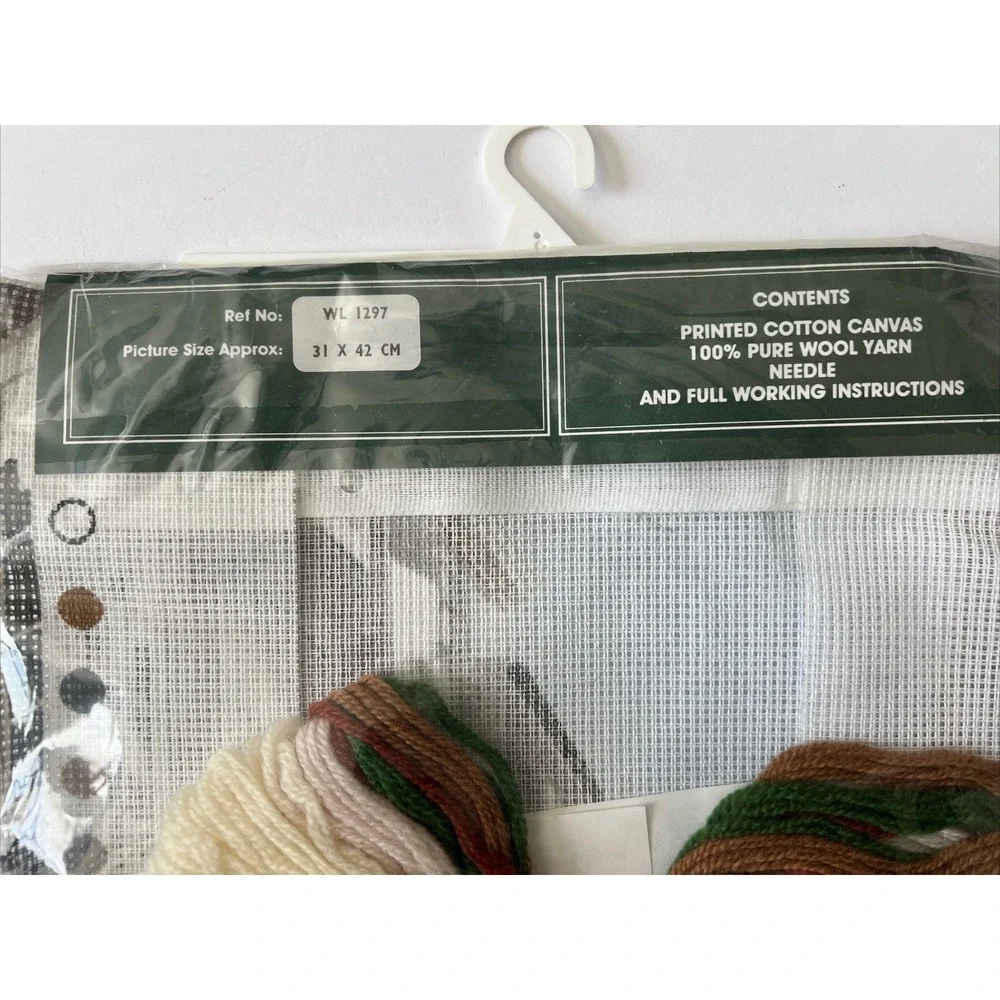 Woolfayre Ltd Street Scene 1297 Wool Yarn Tapestry Kit -England Made 31 cmx42 cm