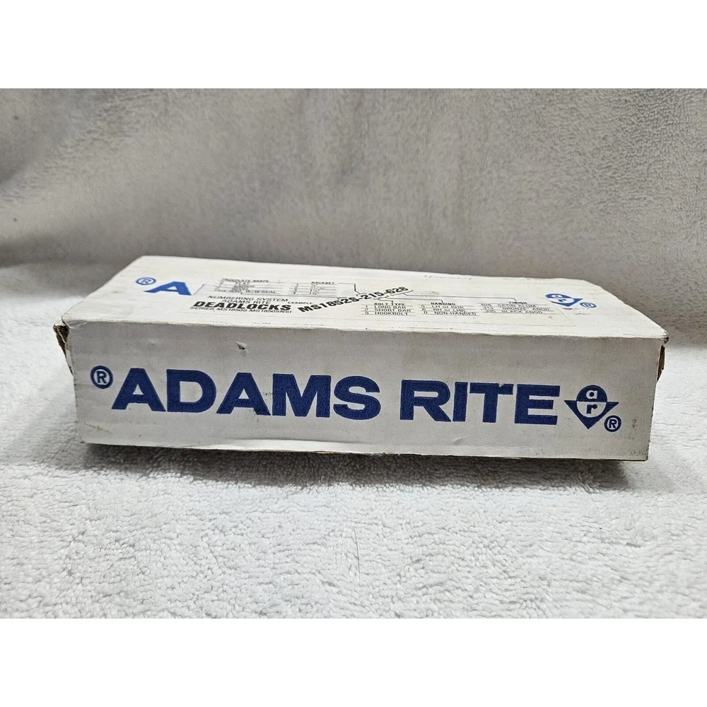 Adams Rite comes box