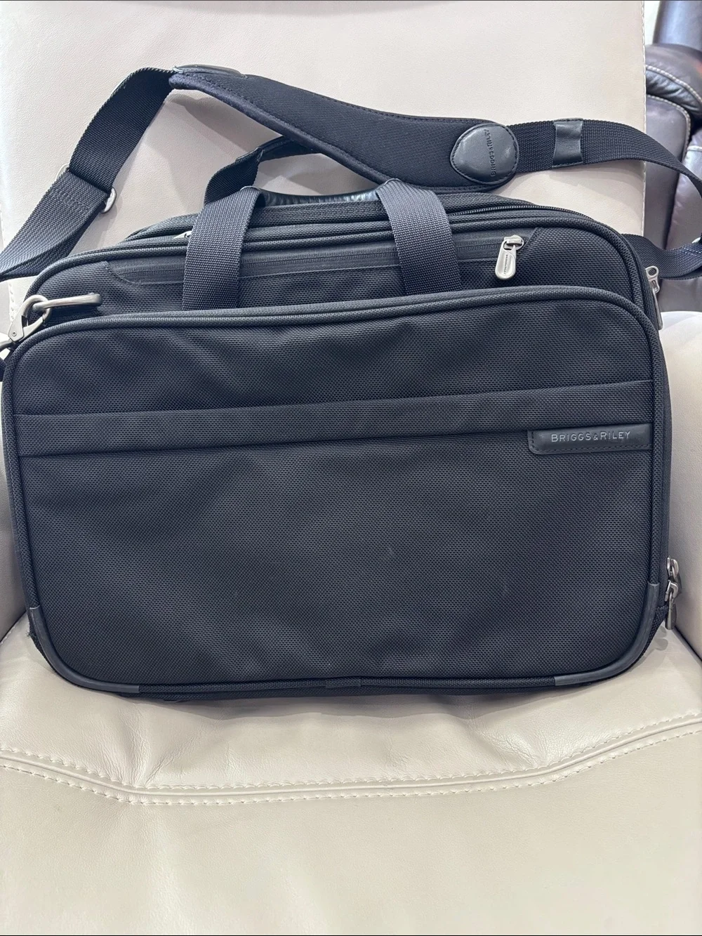 Briggs & Riley @Work Large Expandable Ballistic Nylon Briefcase - Black