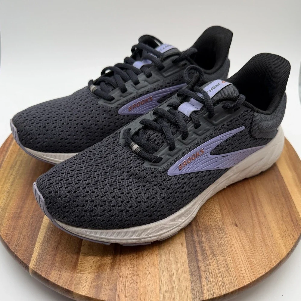 Brooks Anthem 6 Women's Size 8 Running Shoes Black Purple   0484