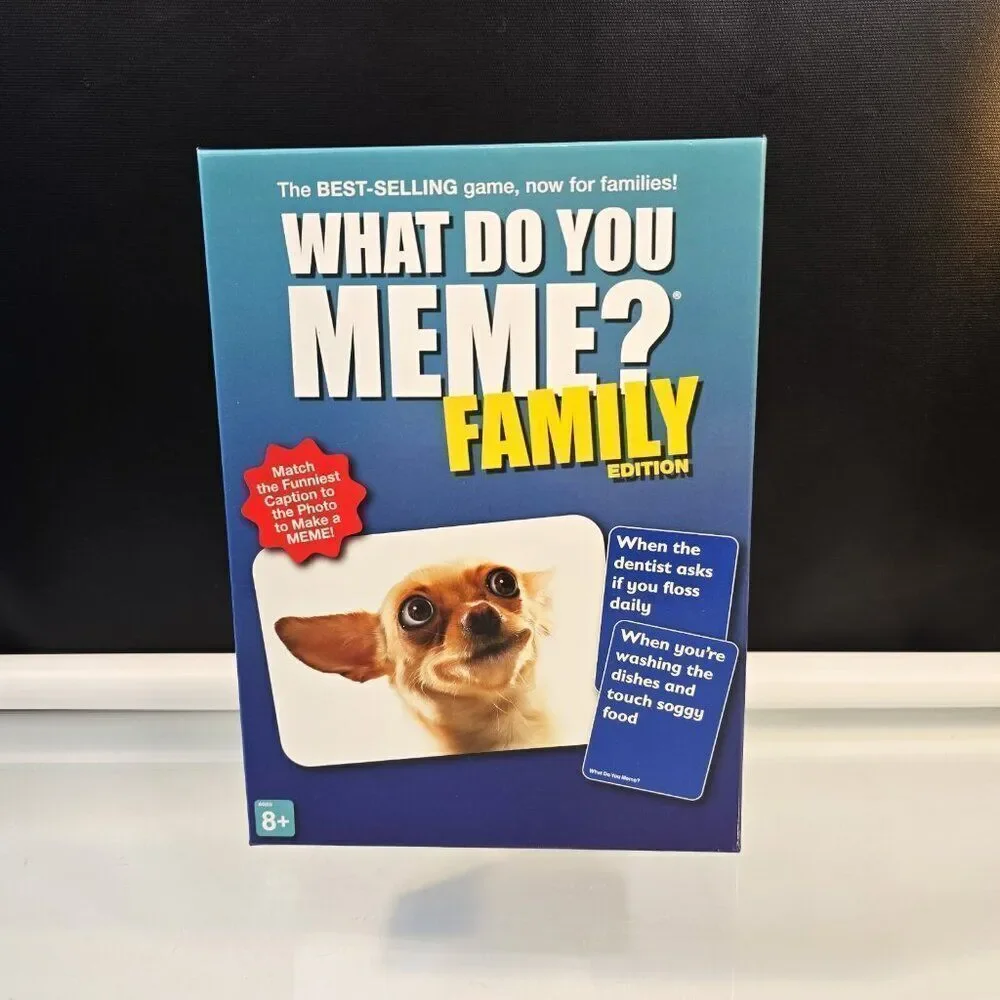 What Do You Meme? Family Edition 2021 Board Game by Elliot Tebele Barely Used