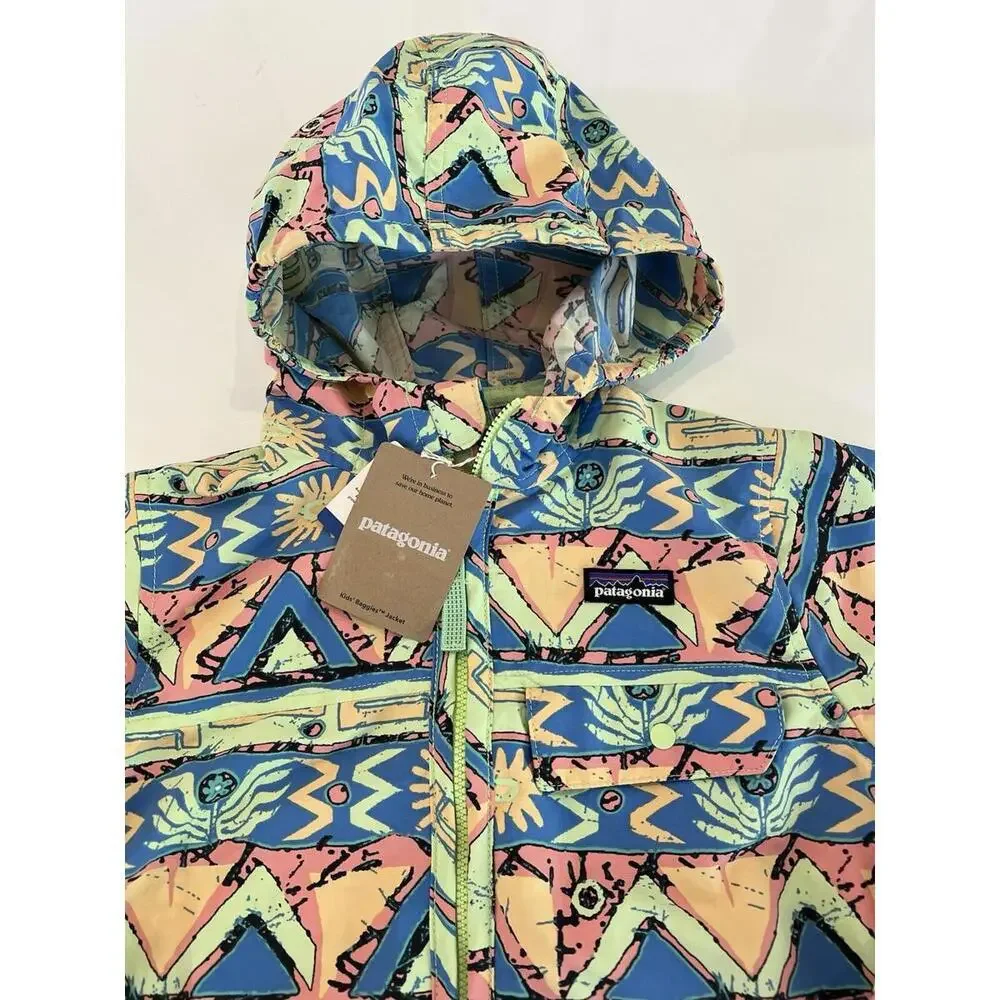 Patagonia Kids Baggies Jacket Salamander Green Size L(12)