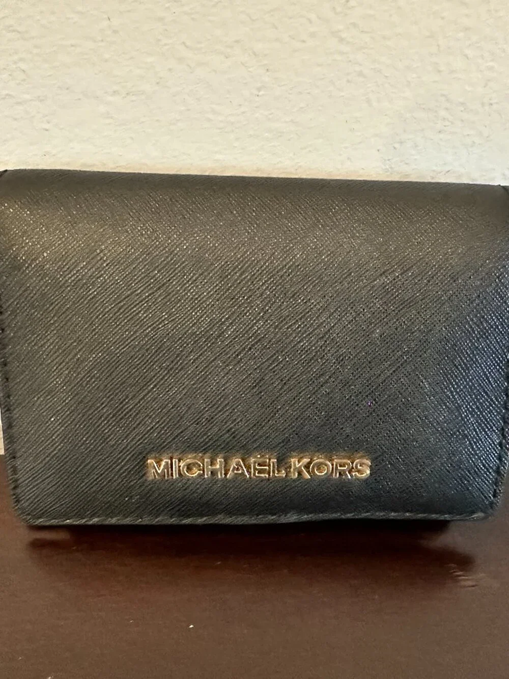 Michael KORS Men’s Bifold Black Saffiano Leather Wallet