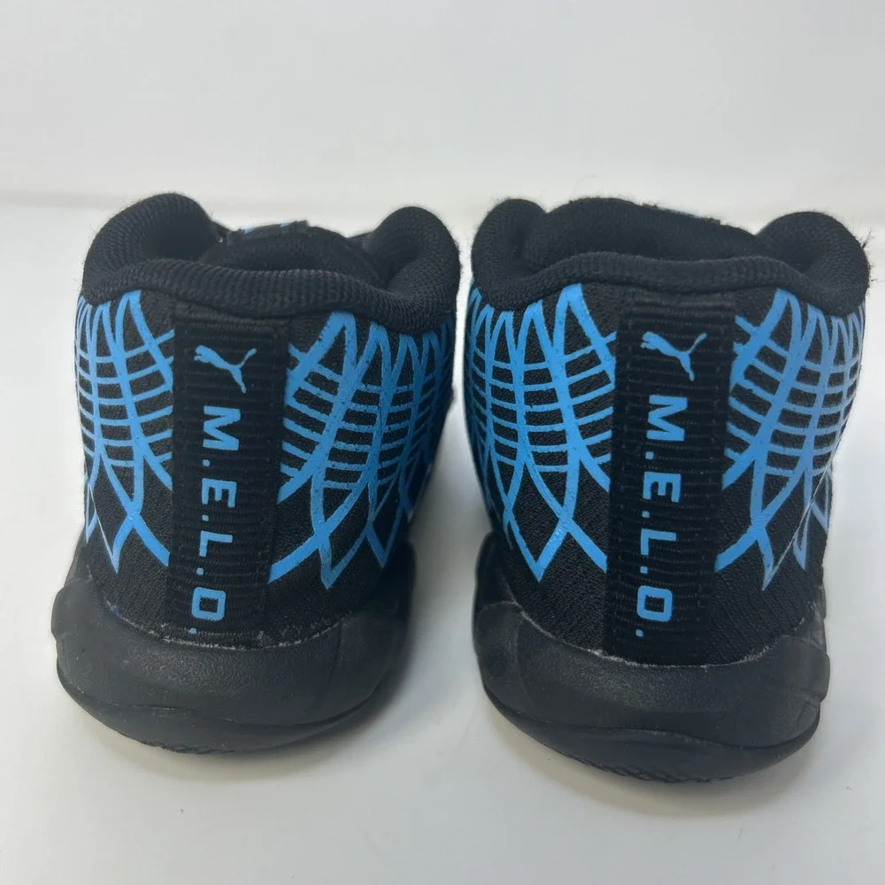 Puma MB.01 Buzz City LaMelo Ball Black Blue Toddler Infant Shoes 5C 385117-13