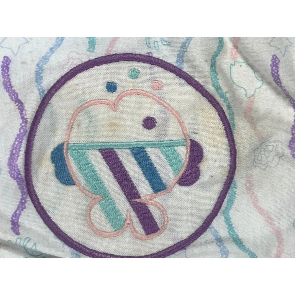 Vintage Health-tex Baby Girls Bubble Romper 18 Months Purple Sea Life‎ Fish USA