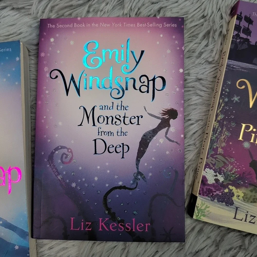 Lot of 3‎ Emily Windsnap Books Liz Kessler Homeschool Fantasy Paperback