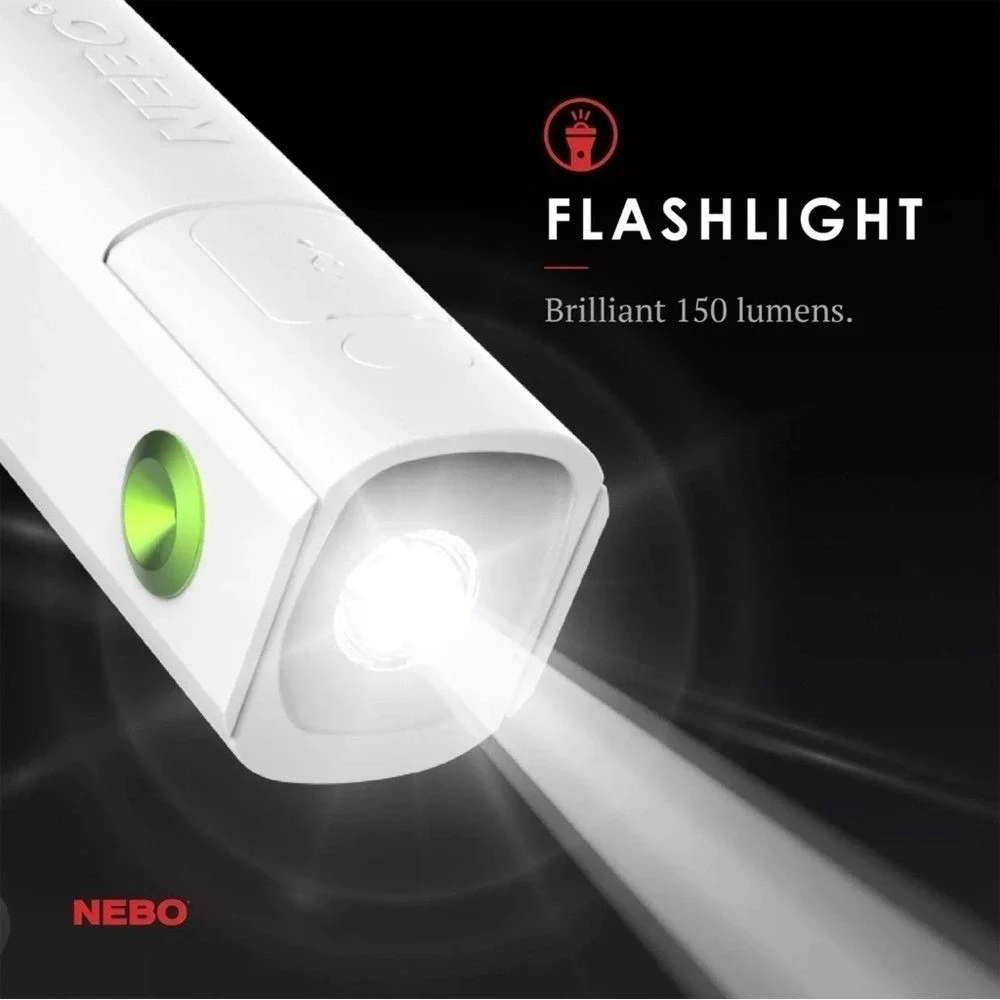 NEBO‎ PAL-360 Power Bank Light Fan USB-C Rechargeable New