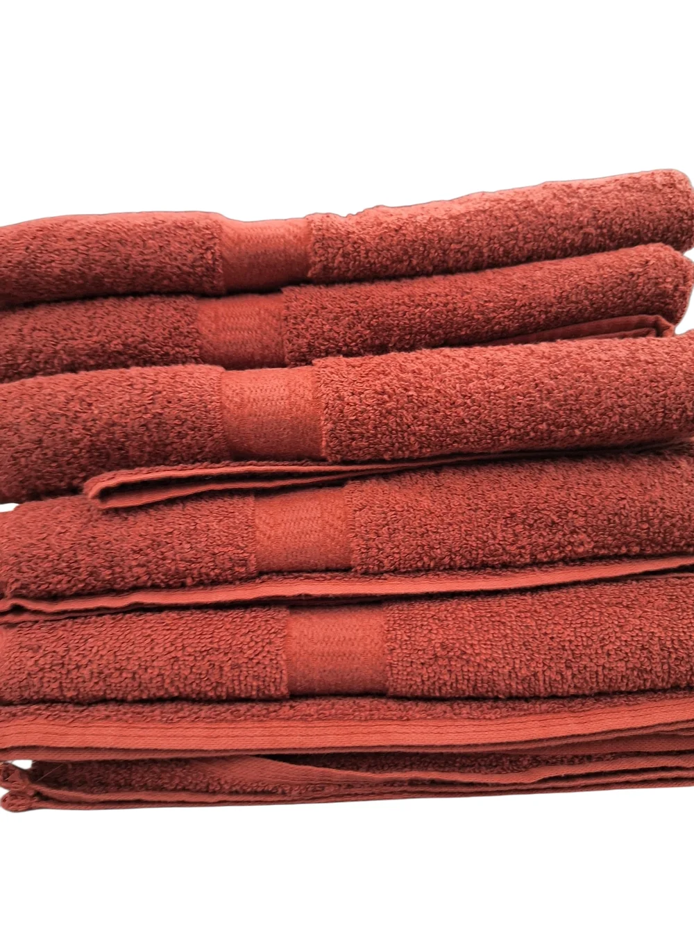 Plush Deep Terracotta Bath Towel Set