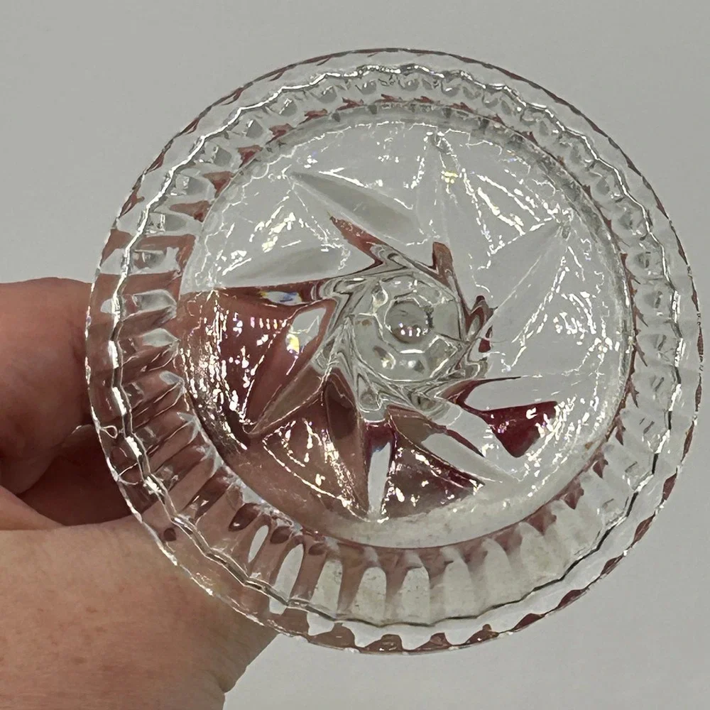Clear Glass Thick Ring Cone Holder Display Jewelry Organizer Vanity‎ Decor 3
