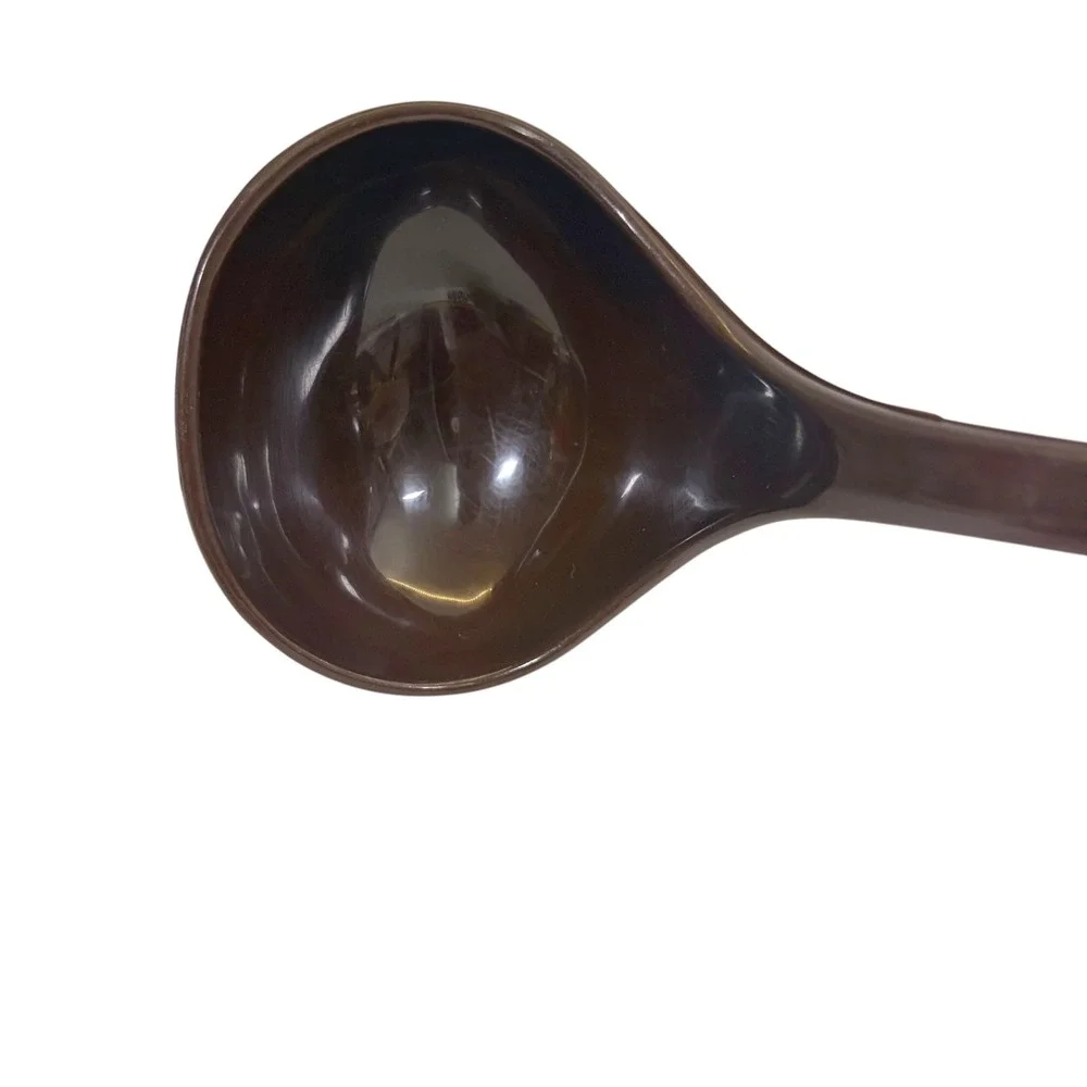VTG Foley Brown Nylon Soup Ladle 1970s MCM Kitchen Utensil Rare Retro Chocolate