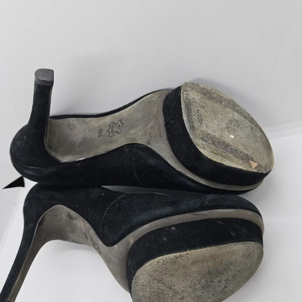 Tory Burch black suede