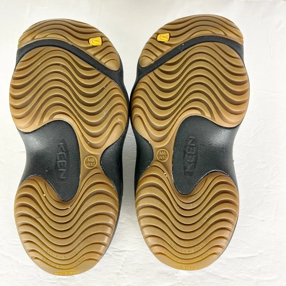Keen Yogui Clog Slide Men's 8 Women's 10 Black Outdoor Lightweight