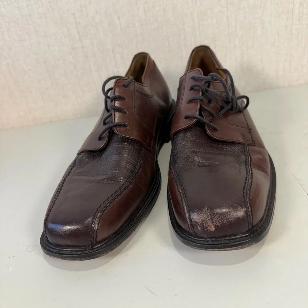 Bostonian Dark‎ Brown Leather Oxfords