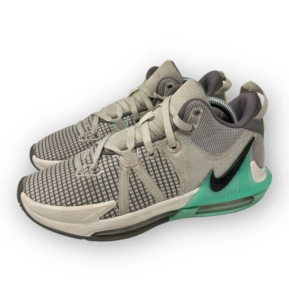 Nike LeBron Witness 7 EP Flat Pewter Mint DM1123-006 Men's Size 9