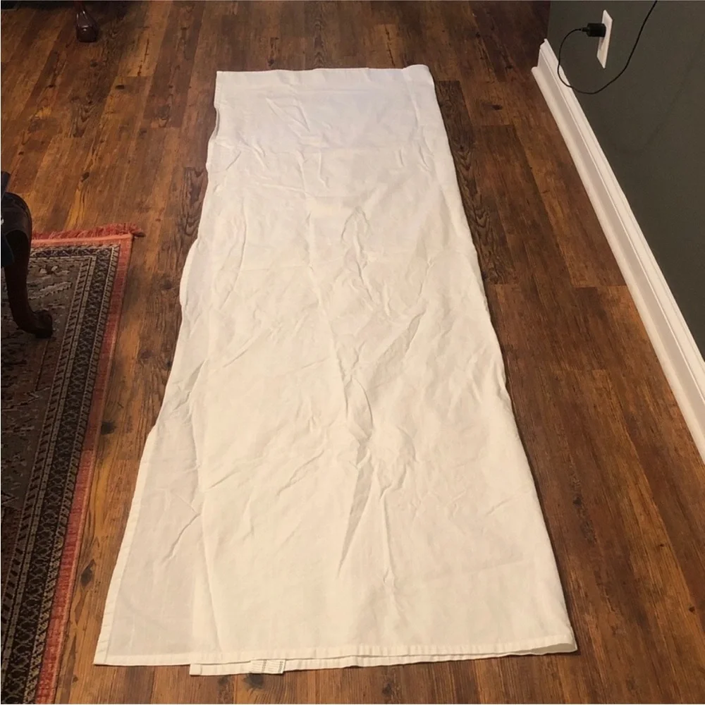 IKEA 2 White Light Cream Curtain Panels 95”