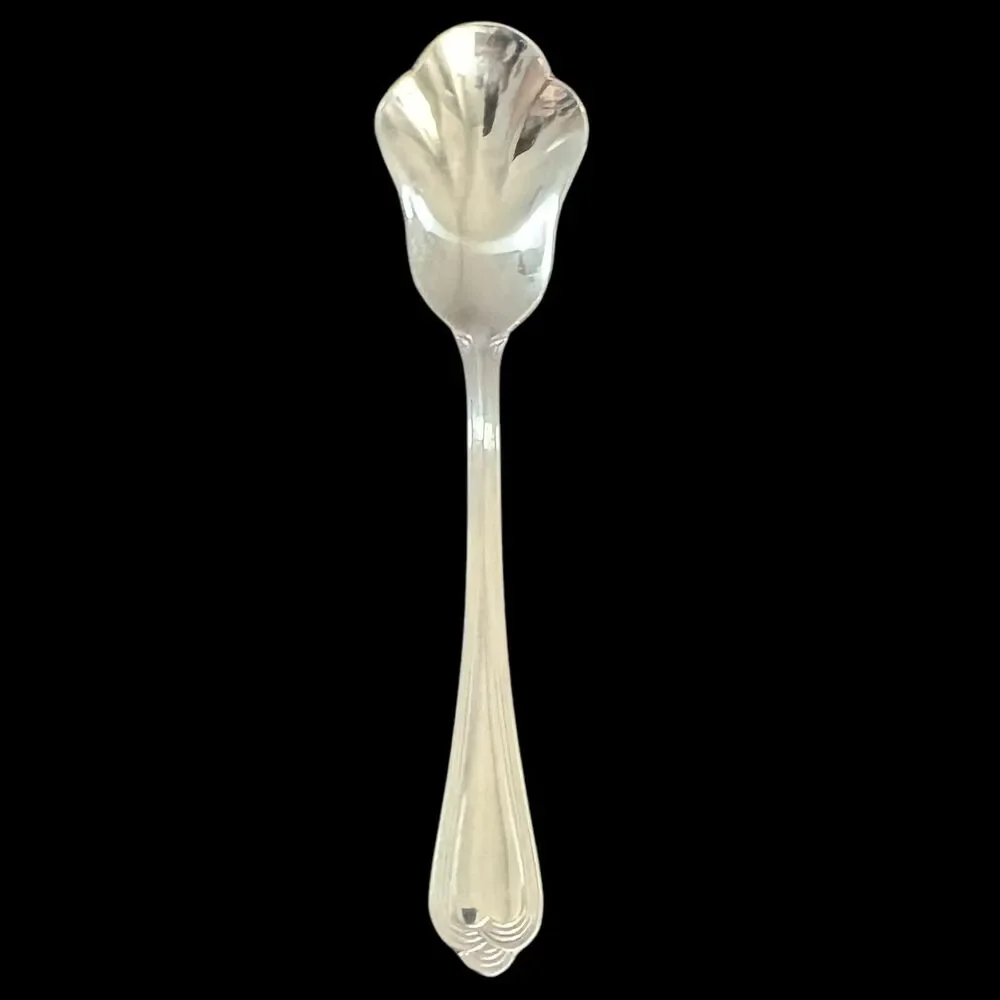Pfaltzgraff Fairisle Sugar Shell Spoon 6 1/8