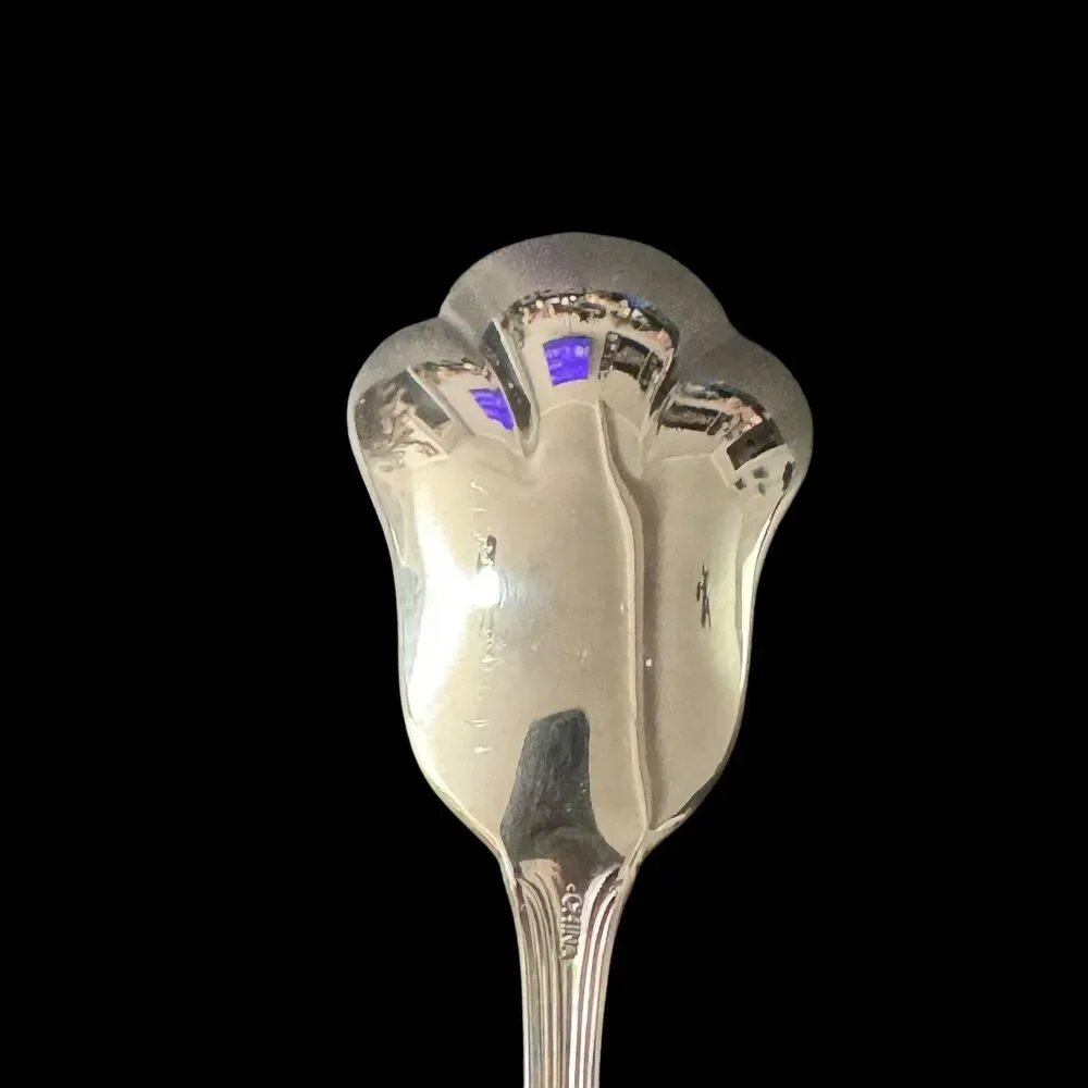 Pfaltzgraff Fairisle Sugar Shell Spoon 6 1/8