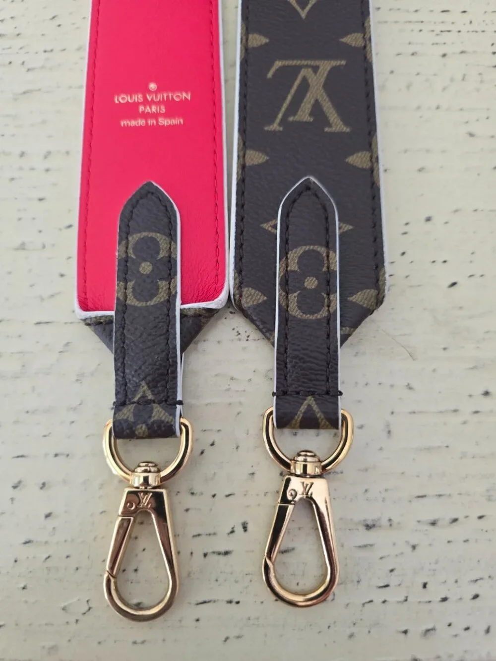 Louis Vuitton Bandouliere Shoulder Strap Hot Pink. 38.25