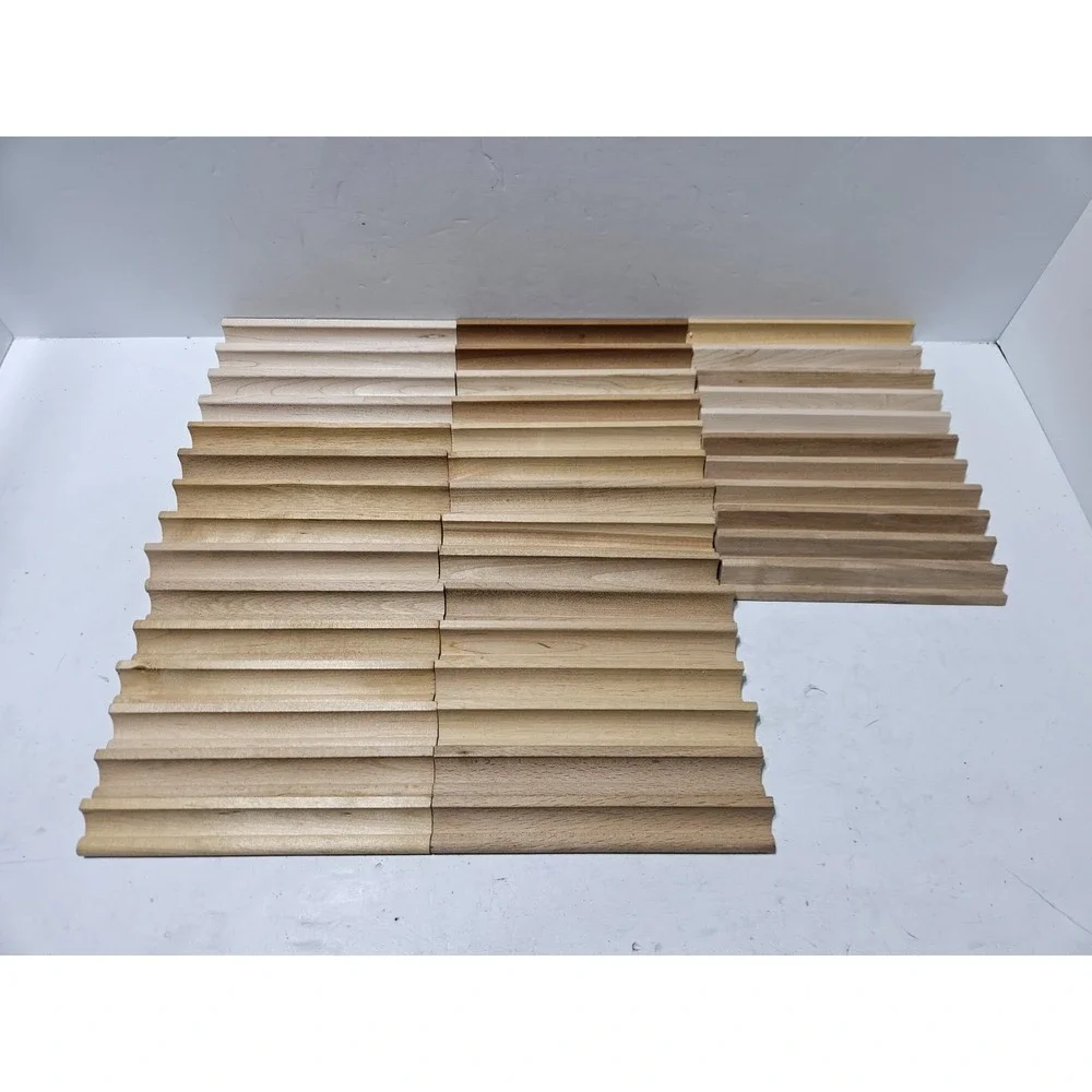 Lot Of 42 Scrabble Game Wood Wooden Letter Tile Holders Racks Crafts Trays Only