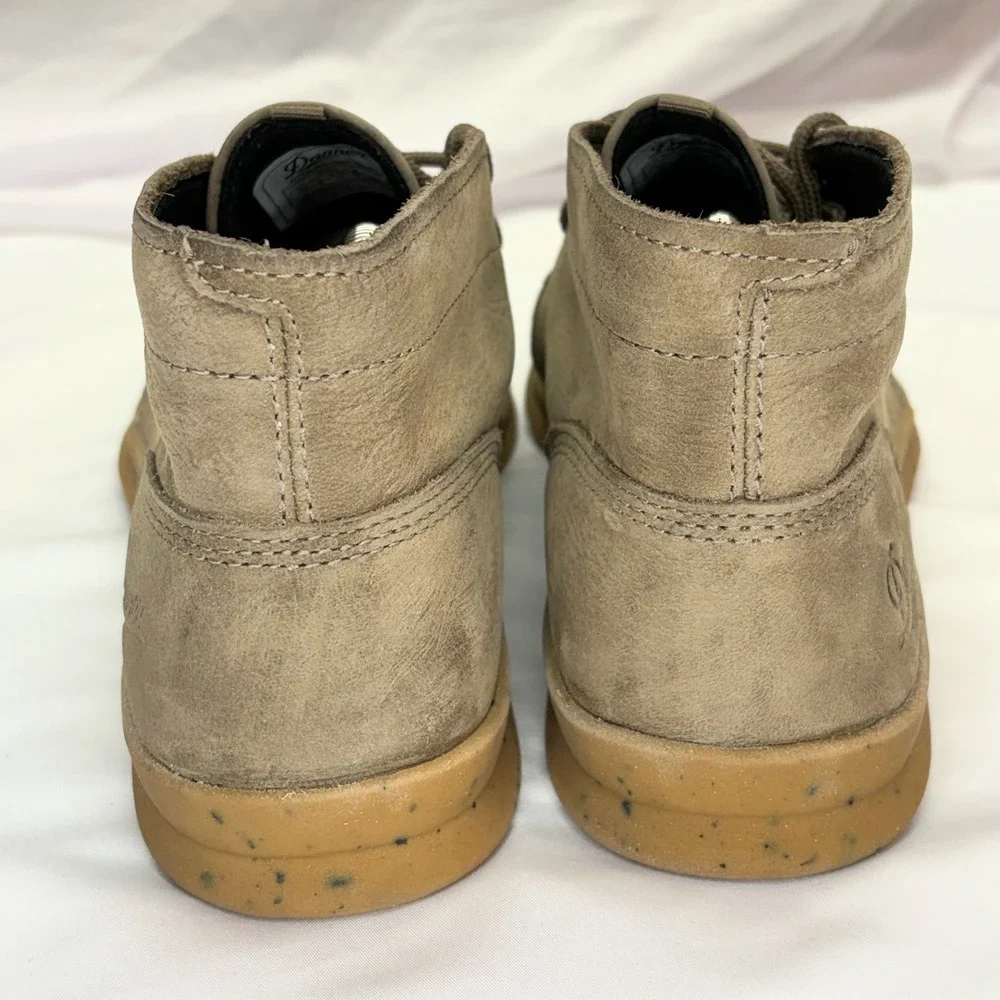 Danner Chukka Boots Men's US 9 D Forest Timberwolf Leather Lightweight Outdoor