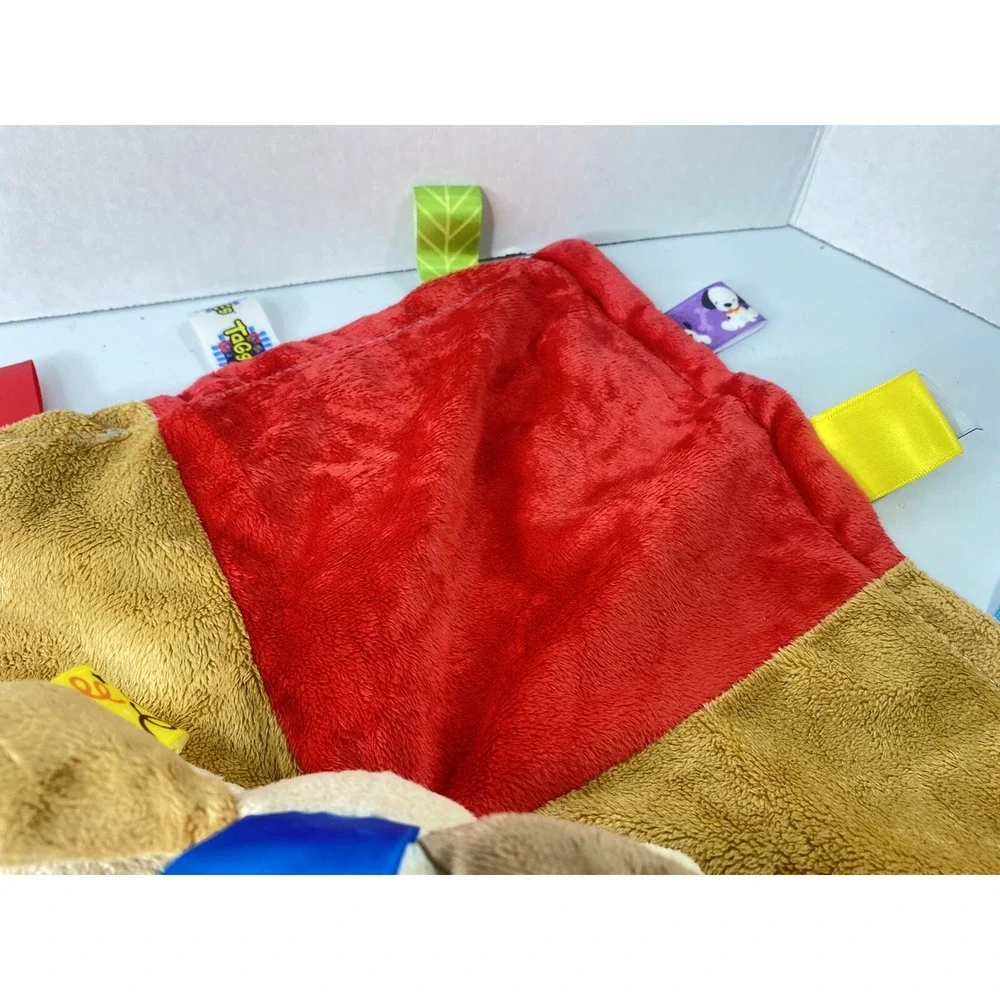 Taggies Baby Teething‎ Blanket Dog Puppy in Middle Blue Mary Meyer Silkie HG2