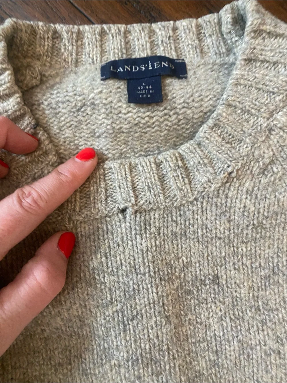 Lands End comfortable crewneck
