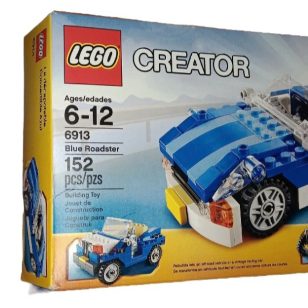 Lego Creator Blue Roadster #6913 (3 in 1) Set | EUC | Ages 6+